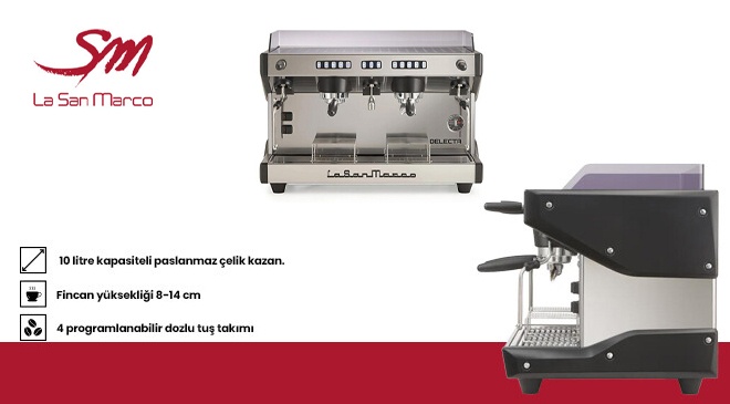 Delecta 2 Gruplu Tam Otomatik Espresso Kahve Makinesi