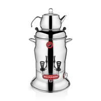 SilverInox 2200 Crown Çay Semaveri, 2 Demlikli, 80 Bardak Kapasiteli, 7 L