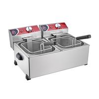 SilverInox 2143 Fritöz, 5+5 L, Elektrikli