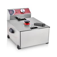 SilverInox 2700 Fritöz, 8 L, Elektrikli