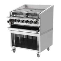 Empero Amerikan Lavataşlı Izgara, 80x92x110 cm, Gazlı