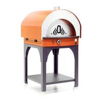 Empero PLF.PLS.D5.O Ev Tipi Taş Tabanlı 25 cm x 4 Pizza Kapasiteli Pizza ve Pide Fırını, Gazlı, Turuncu