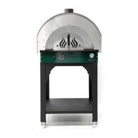 Empero PLF.PLS.D5.G Ev Tipi Taş Tabanlı 25 cm x 4 Pizza Kapasiteli Pizza ve Pide Fırını, Gazlı, Yeşil