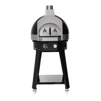 Empero SPO.H-70 Ev Tipi Taş Tabanlı Pizza Fırını, Gazlı, Siyah