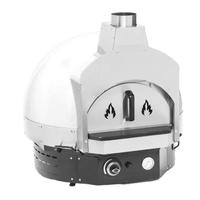 Empero SPO.H-70 Ev Tipi Taş Tabanlı Pizza Fırını, Odunlu, Beyaz