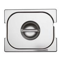 Öztiryakiler Gastronorm Kapak, Kulp ve Kepçe Delikli, GDDH 1/6