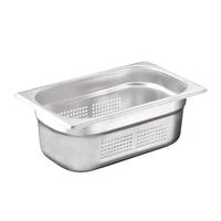 Öztiryakiler Gastronorm Küvet, Delikli, Standart, GN 1/4, 26.5x16.2x2 cm