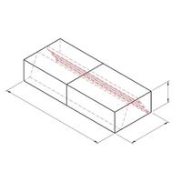 Öztiryakiler Kutu Tipi Çift Cidarlı Filtreli Duvar Tipi Davlumbaz 200x100 Cm