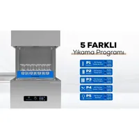 Öztiryakiler Bulaşık Yıkama Makinesi Giyotin Tip Touch OBM 1080T