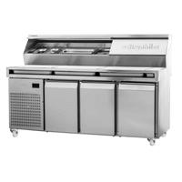 Öztiryakiler Papa Johns Pizza Hazırlık Dolabı 188X80 Özel Pizza Önü Telli