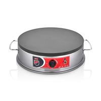 SilverInox CRP-03 Krep Makinesi, 40 cm, Elektrikli, Gri