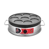 SilverInox PNK-03 Pankek Makinesi, 40 cm, Elektrikli, Gri