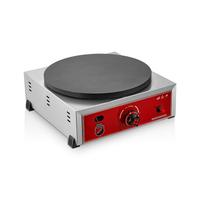 SilverInox 2177-G Pleyt Krep Makinesi, Tekli, 40 cm, Doğalgazlı, Inox