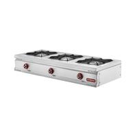 SilverInox MD-4 3 Gözlü Set Üstü Midi Ocak, Doğalgazlı