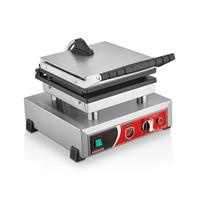 SilverInox B10 Yuvarlak Bubble Waffle Makinesi, Tekli, Kapaklı, Elektrikli
