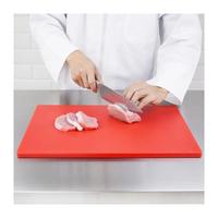 Türkay Kesme Levhası, Polietilen, 40x30x4 cm, Kırmızı