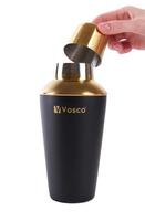 Vosco VSC-K3G 3 Parça Golden Bar Kokteyl Seti, Siyah