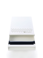 Vosco VSC-PCB Kahve Posa Çekmecesi Knock Box, Beyaz