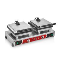 SilverInox 2148 Kare Model Waffle Makinesi, Çiftli, Elektrikli
