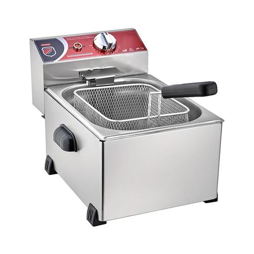 SilverInox 2142 Fritöz, 5 L, Elektrikli