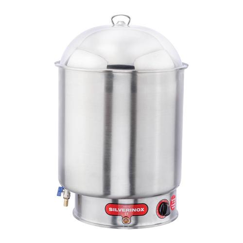 SilverInox 2047 Mısır Haşlama Kazanı, 36 L, Elektrikli