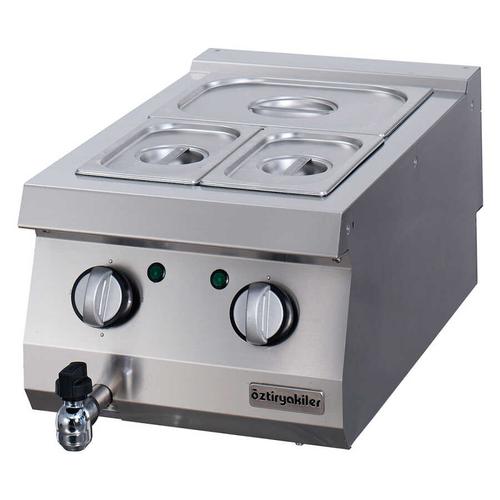 Öztiryakiler 700 Seri Set Üstü Bain Marie Elektrikli 40*70*30-Gn Kaplar Hariç