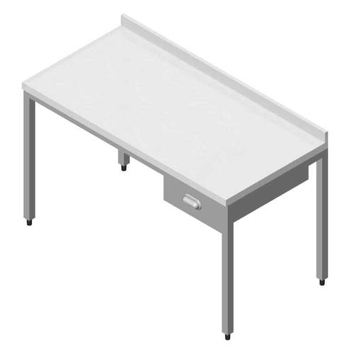 Öztiryakiler Çalışma Tezgahı Polietilen Tablalı Taban Rafsız Tek Çekmeceli 140x60 Cm