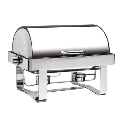 Öztiryakiler Chafing Dish 1/1 Düz Ayak 180 Derece Açılır Kapak