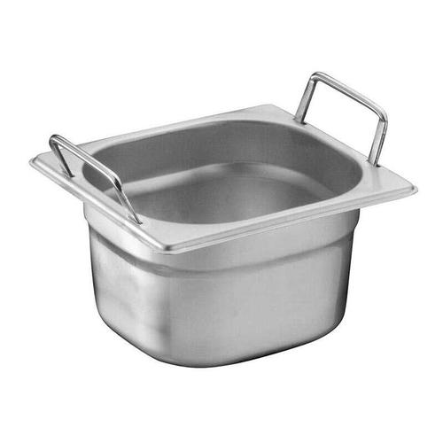 Öztiryakiler Gastronorm Küvet, Saplı, Standart, GN 1/6, 17.6x16.2x10 cm