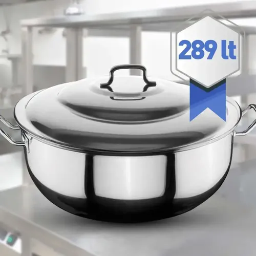 Öztiryakiler Helvane Tencere Kapaklı 110x35 cm 2 mm 289 Lt