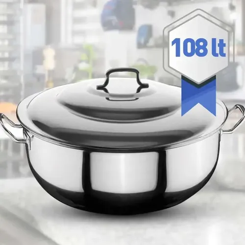 Öztiryakiler Helvane Tencere Kapaklı 70x30 cm 108 Lt