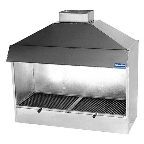 Öztiryakiler Izgara Davlumbazlı Kömürlü 100x50 cm