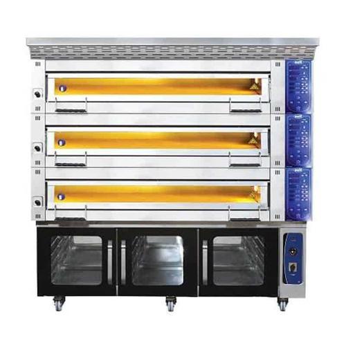 Öztiryakiler MT800 Çok Amaçlı Fırın Mayalama Kabinli 3 Katlı