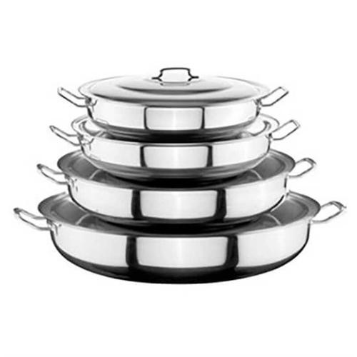 Öztiryakiler Sığ Helvane Tencere, Kapaklı 110X25 Cm