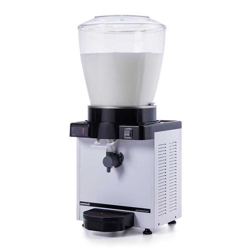 Samixir KAM40 Panaromik Dijital Köpüklü Ayran Dispenseri 40 Lt Beyaz