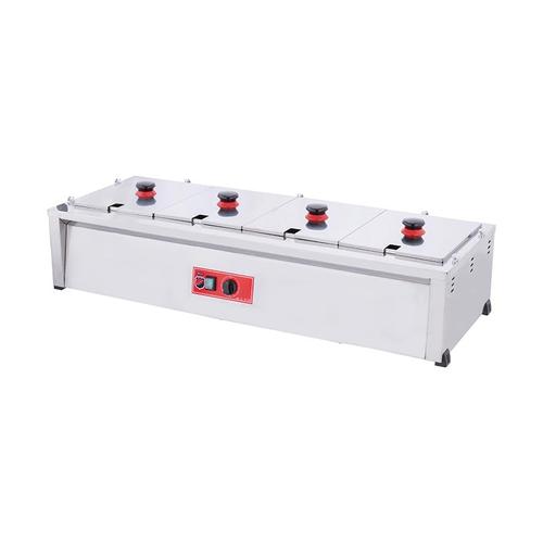 SilverInox BM04 Camsız Benmari, 4'lü, Elektrikli