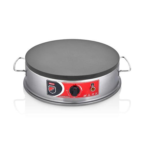 SilverInox CRP-03 Krep Makinesi, 40 cm, Elektrikli, Gri