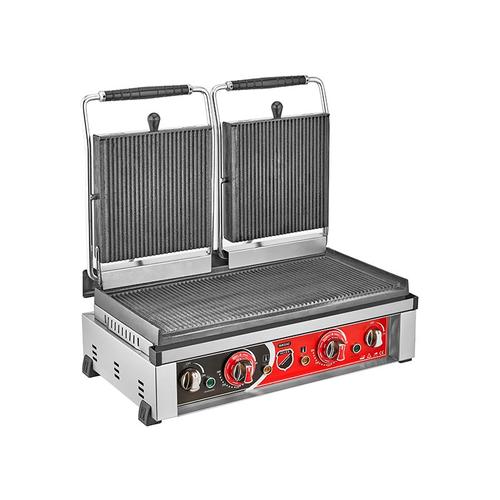 SilverInox SS-20DH Style Çift Kapaklı Hamburger Makinesi, 20 Dilim, Elektrikli