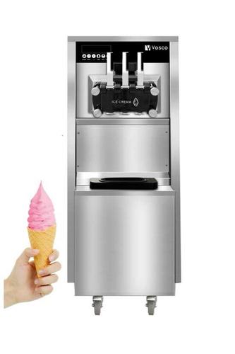 Vosco Pro Silver Soft Dondurma Makinesi Üç Kollu